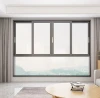 Waterproof Residential Window Double Tempered Glass Thermal Break Aluminum Sliding System Windows