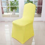 Waterproof Various Colors Spandex Chair Cover Wedding