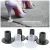 wear-resistant ladies shoes heel rubber sets caps