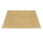 Welding Blanket Premium 6 x 6 ft 1400F Heavy Duty Welders Aramid  Stitched Vermiculite Impregnated Fiberglass with Brass Grommet
