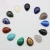 Import white agate chalcedony teardrop cabochon loose gemstone for jewelry making from China