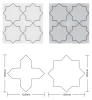White Concrete Interior Wall Mosaic Tiles New Cement Environment-friendly Materials