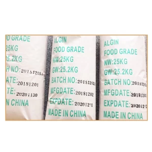 white granule sodium alginate thickener stabilizer