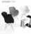 Import White plastic conference room used room chair stackable office chair from China