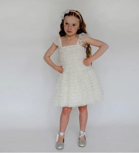 White wedding dress Girl dress kids wholesale chevron maxi dress wholesale tutus skirts