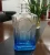 Import wholesale  750ml high quality blue colored glass bottles with custom label from China
