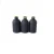 Import wholesale black glass bottle artwork ornaments home decoration from China