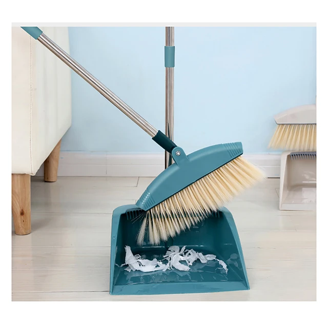 wholesale broom and dustpan new design plastic broom