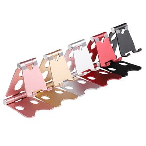 Wholesale cheap aluminum  phone mount desk phone mount holder hinge adjustable metal tablet holder stand