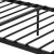 Wholesale cheap black single size metal bed frames wrought iron bed