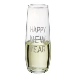 Wholesale custom logo crystal glasses stemless champagne flutes for holiday wedding party