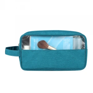 Wholesale Custom Transparent Travel Cosmetic Bags Cases With Logo