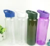 Wholesale Eco-Friendly high quality cheap 700ml bpa free gym clear tritan drinking plastic sports water bottle with straw