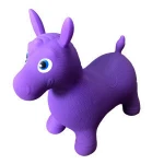 Wholesale Eco-friendly strong PVC bouncing hopper jumping horse kids animal toy