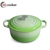 Wholesale enamel coating soup pot oven dish metal cast iron enamel casserole