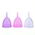 Import Wholesale free samples anytime foldable best reusable FDA medical grade organic collapsible silicone menstrual cup for lady from China