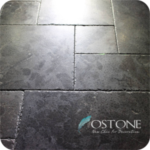 Wholesale High Quality Dark Grey Antique Limestone Flooring On Promotion
