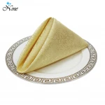 wholesale hot selling  satin fabric sanitary napkin for wedding party table decoration use cloth napkin