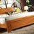 Import Wholesale Hotel Apartment Furniture  Solid Wood Rubber Wood Bed from China