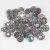 Import Wholesale jewelry flower rhinestone 18-20mm round metal snap button for bracelet from China