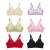 Import Wholesale Ladies sexy breast without bra No Wire Push-up Printed Bra Women bra with embroidery from China