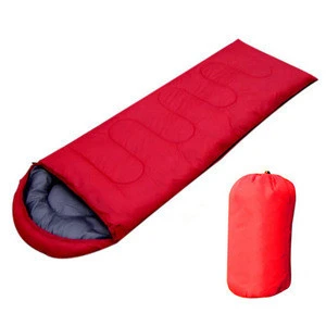 Wholesale Lightweight Waterproof 170T Polyester Adult Cotton Envelope Sleeping Bag