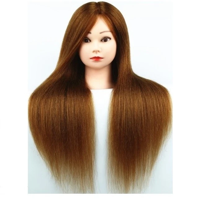 Wholesale Make Up Hairdressing mannequin head training head with hair on sale