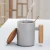 Import Wholesale matte reusable tea milk ceramic mug custom logo porcelain cappuccino coffee cup with wood handle from China