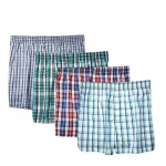 Wholesale men loose home panties beach mens pure cotton arrow pants underwear