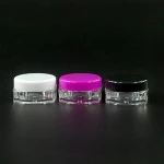 wholesale mini sample clear skin care cream 3g 5g 10g 15g 20g plastic cosmetic jar