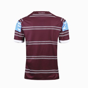 Wholesale polyester material mens rugby jersey