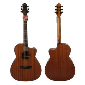Wholesale price Custom Brand Mahogany body Acoustic Guitar