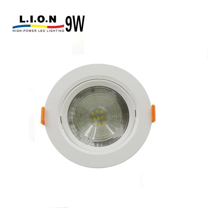 Wholesale price decorative dimmable recessed 9w led spot downlight housing