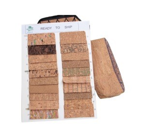 Wholesale Pu Cork Fabric Cork Synthetic Leather for shoes bags case mats
