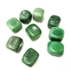 Wholesale semi precious stones folk crafts healing crystals green aventurine crystal tumbled stone