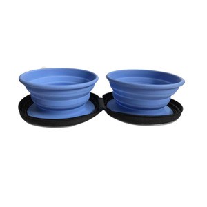 Wholesale Silicone Pet Travel Bowls with Bag for Outdoor