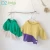 Import Wholesale simple double color Spandex / cotton baby zip hoodie 1861 from China