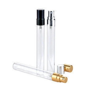 wholesale small vial glass pen perfume bottle 10ml perfume bottles with sprayer and cap