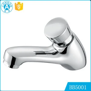 wholesale special design widely used brass time delay push button thermostat bathroom basin faucet