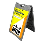 Wholesale swing outdoor advertising sandwich board a frame sign