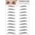 Import Wholesale Tempory 4D Eyebrow Tattoo Instant Pigment Sticker Tattoo Fake Eyebrow Hair from China