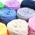 Import Wholesale Velvet Blanket Dyed Fancy Yarn Polyester Acrylic Blended Fluffy Hand Knitting Thick Bulky Chunky Chenille Crochet Yarn from China