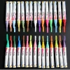 Wholesale water-base ink stationery coloured fluorescent erasable liquid chalk marker pen