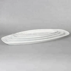 Wholesale White Creative Fire Resistant Ceramic Dishes Plates