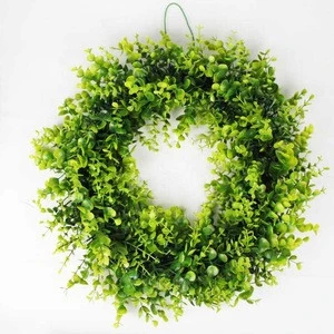 Wholesaleholiday and party decor craft, preserved boxwood wreath