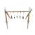 Import Wholesales Wood Baby Gym with 3 Wooden Baby Teething Toys Foldable Baby Play Gym Frame Activity Gym Hanging Bar Newborn Gift from China