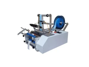 Wine Bottle Labeling Machine Small Automatic Round Bottle Labeling Machine Round Jar Label Applicator Machine Semi-automatic