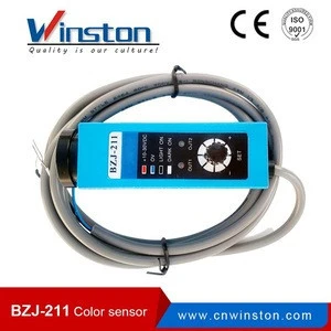 Winston RGB color mark sensor , electric sensor switch BZJ-211