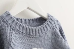 winter knitted pullover fashion Design  Baby Girls Sweater