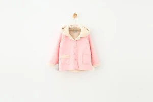 winter with hat kids clothes wholesale plain and colorful design baby winter coats jackets baby girl coat 1031